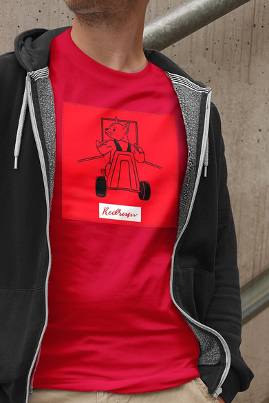 Koszulka z naszywką Redrum