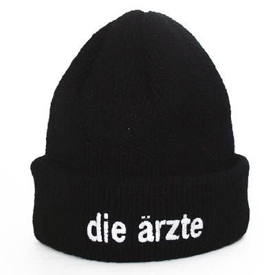 Czapka zimowa DIE ARZTE (białe logo)