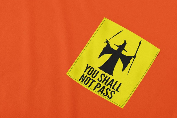 Koszulka z kieszonką YOU SHALL NOT PASS