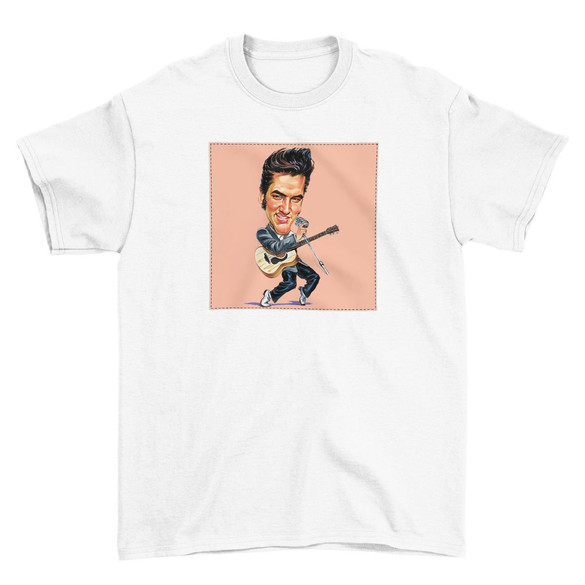Koszulka z naszywką Elvis Presley 02