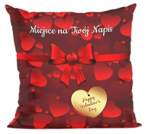 Poduszka na Walentynki DODAJ NAPIS