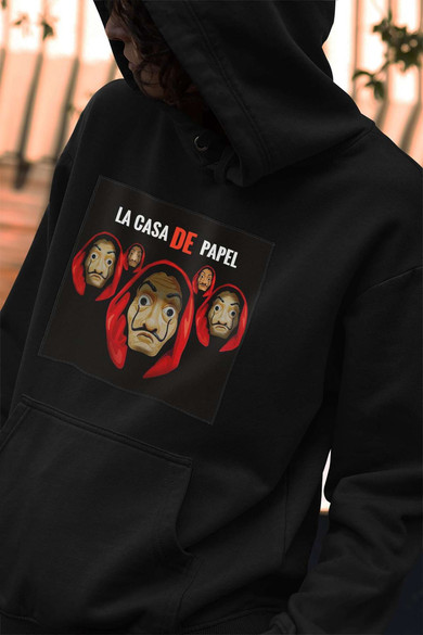 Bluza z naszywką Dom z papieru 02