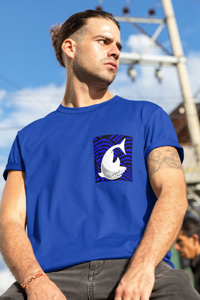 Koszulka z kieszonką REKIN SHARK