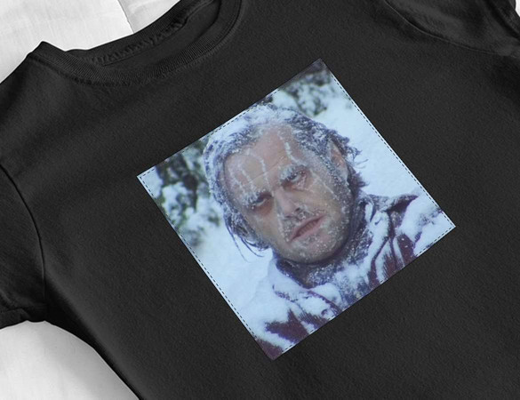 Bluzka damska z naszywką Lśnienie Nicholson Ice