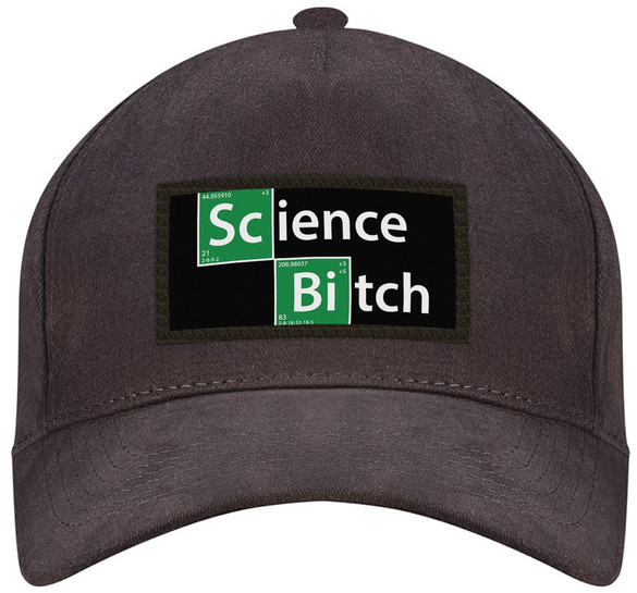 Czapka SCIENCE BITCH bejsbolówka z naszywką