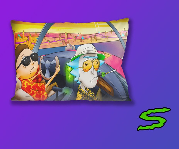 Poduszka RICK and MORTY 60x40cm WZORY + imię GRATIS