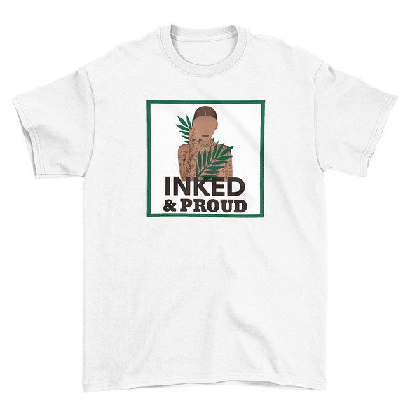 Koszulka z naszywką Inked&Proud