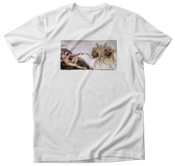 Koszulka Latający Potwór Spaghetti + Twój napis