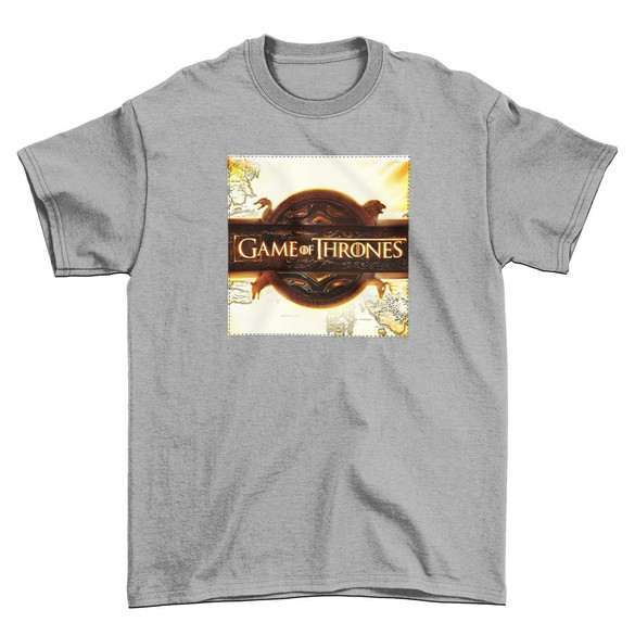 Koszulka z naszywką Game of Thrones logo