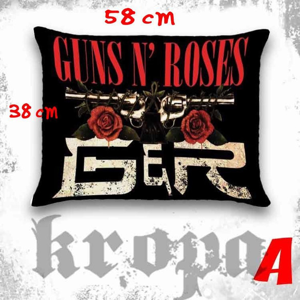 Poduszka Guns N’ Roses duża 58 cm 38 cm