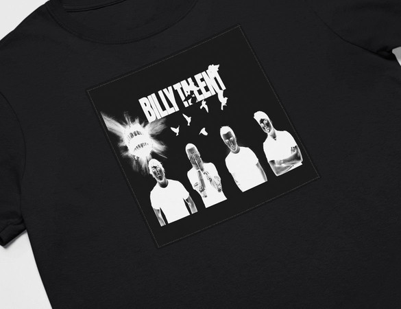 Koszulka z naszywką Billy Talent band