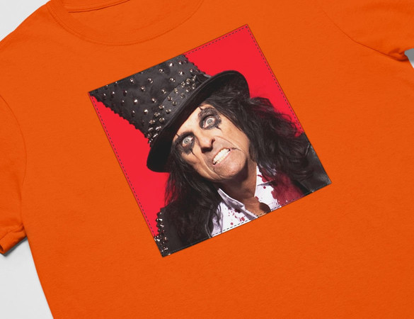 Koszulka z naszywką Alice Cooper