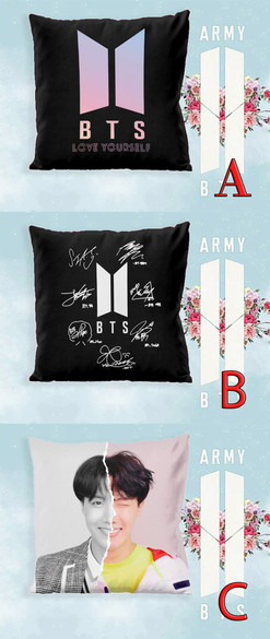 Poduszka BTS DUŻO WZORÓW 40x40 