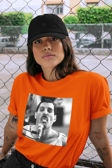 Koszulka z naszywką Queen Freddie Mercury 1