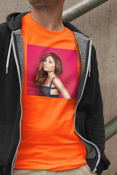 Koszulka z naszywką ARIANA GRANDE 05
