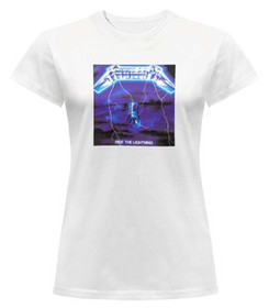 Bluzka damska z naszywką Metallica Ride the