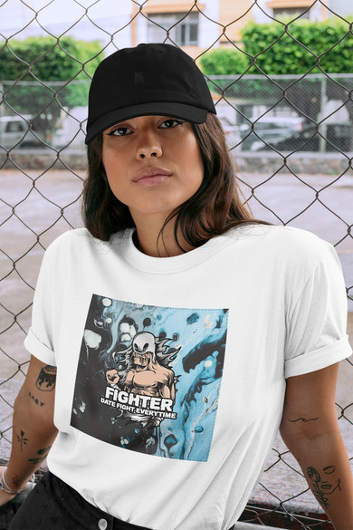 Koszulka z naszywką  FIGHTER