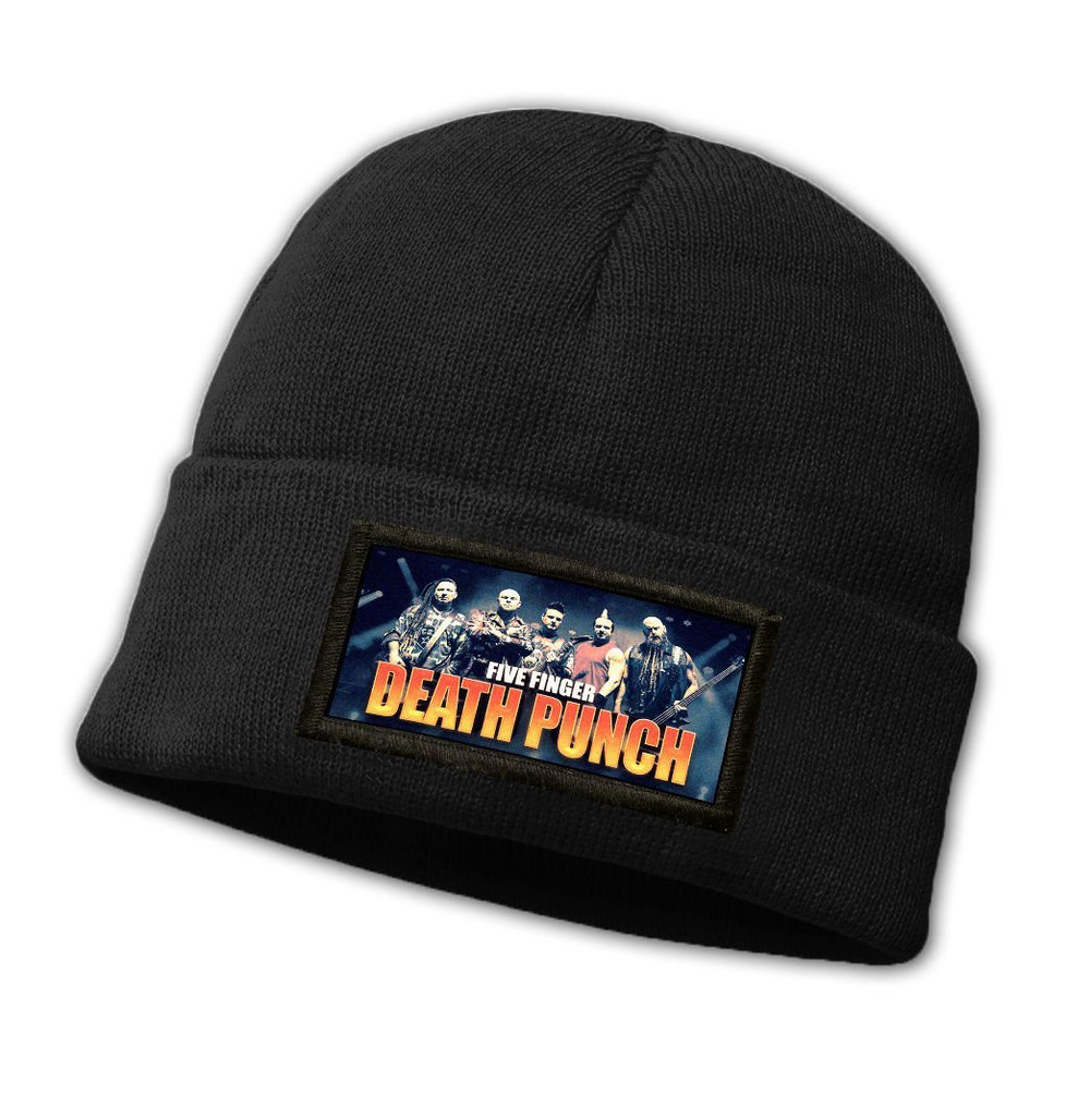 Czapka zimowa z naszywką FIVE FINGER DEATH PUNCH