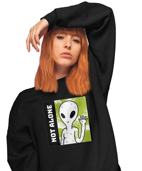 Bluza z naszywką Not alone