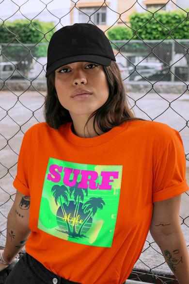 Koszulka z naszywką Surf