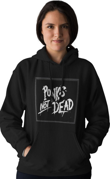 Bluza z naszywką Punks Not Dead 02