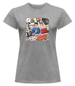 Bluzka damska z naszywką Friends collage