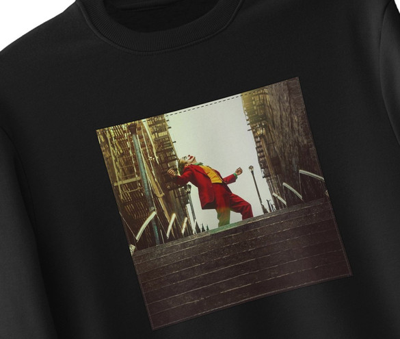 Bluza z naszywką Joker Dance 02