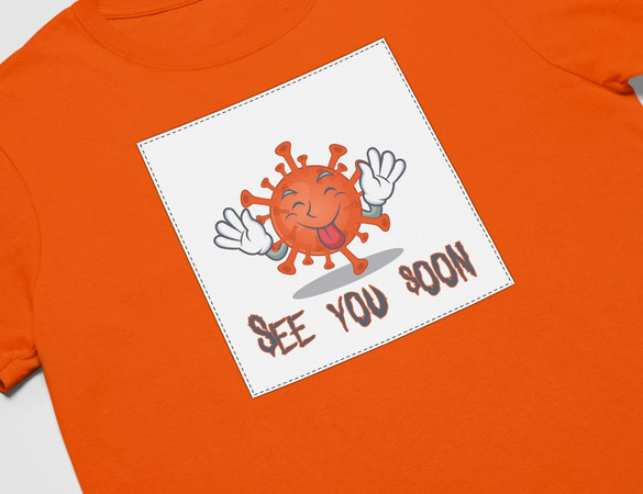 Koszulka z naszywką  See You Soon