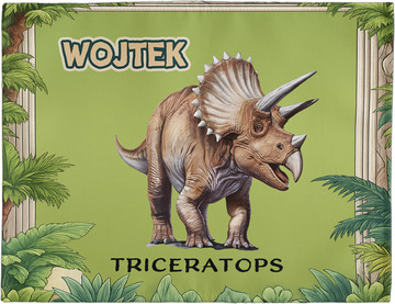 Podkładka na stół Dinozaury T-Rex + imię dziecka