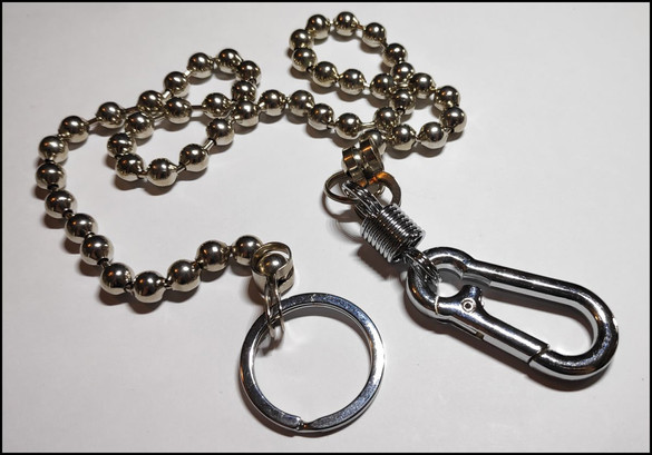 Łańcuch do spodni kulkowy Ładny MODNY Srebrny