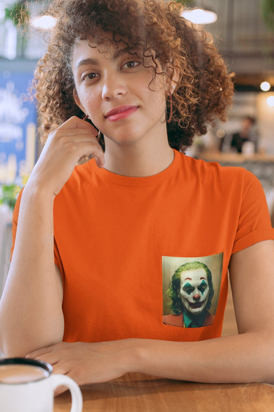 Koszulka z kieszonką JOKER FACE 1