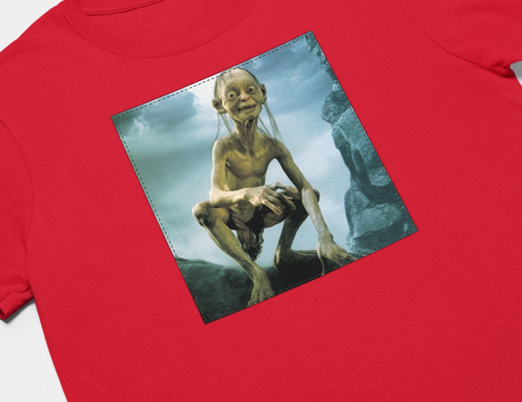 Koszulka z naszywką Gollum (Smeagol)