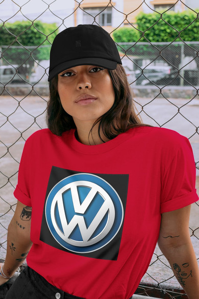 Koszulka z naszywką Volkswagen logo black