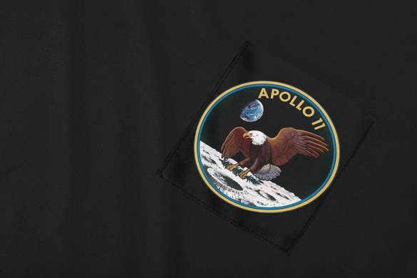 Koszulka z kieszonką APOLLO 11