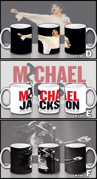 MICHAEL JACKSON Zestaw poduszka kubek WZORY+GRATIS