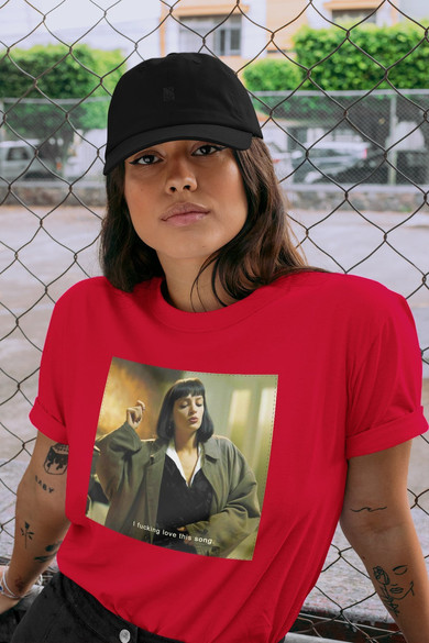 Koszulka z naszywką Uma Thurman Song