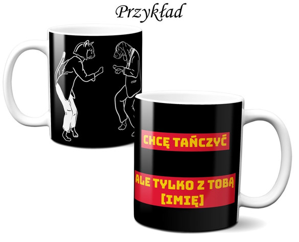 Kubek na Walentynki DODAJ NAPIS!