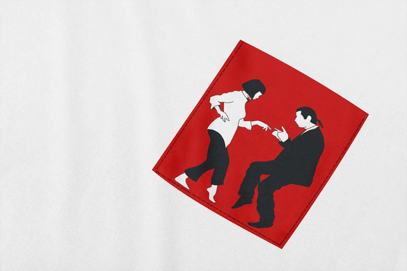 Koszulka z kieszonką PULP FICTION DANCE