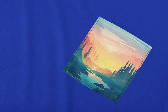 Koszulka z kieszonką KRAJOBRAZ LANDSCAPE