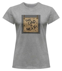 Bluzka damska z naszywką The end is near
