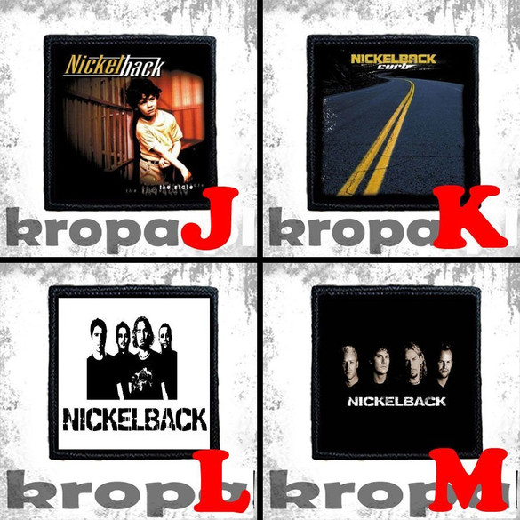 Naszywka NICKELBACK 10 x 10 cm  Dużo Wzorów!