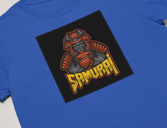 Koszulka z naszywką  SAMURAJ