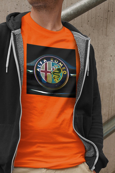 Koszulka z naszywką Alfa Romeo 01