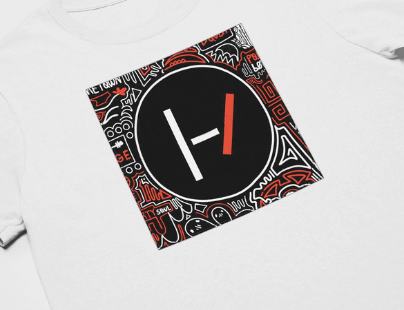 Koszulka z naszywką Twenty One Pilots 05