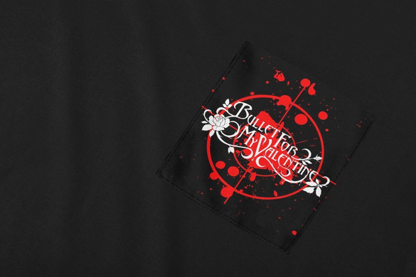 Koszulka z kieszonką Bullet For My Valent.