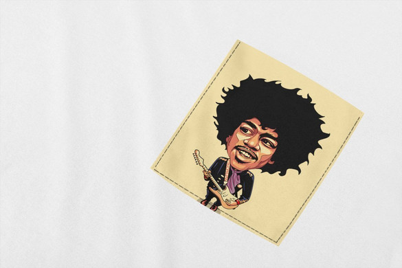 Koszulka z kieszonką JIMI HENDRIX