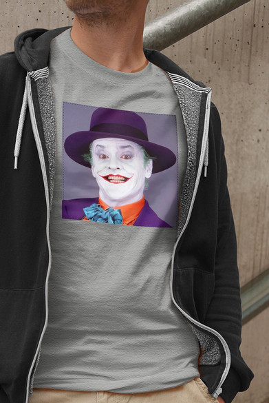 Koszulka z naszywką Joker Jack Nicholson 02