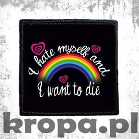 Naszywka I HATE MYSELF... 02