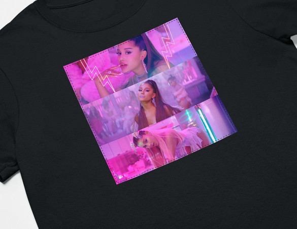 Koszulka z naszywką ARIANA GRANDE 03