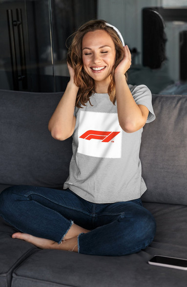 Bluzka damska z naszywką F1 log